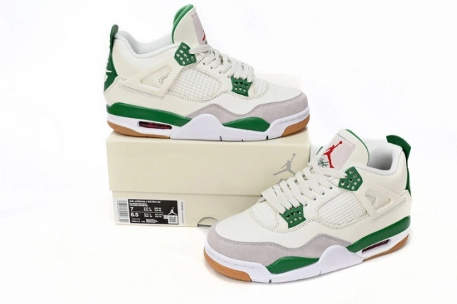 Cheap Jordan Pine Retro SB 4 DR5415-103 Green 0727